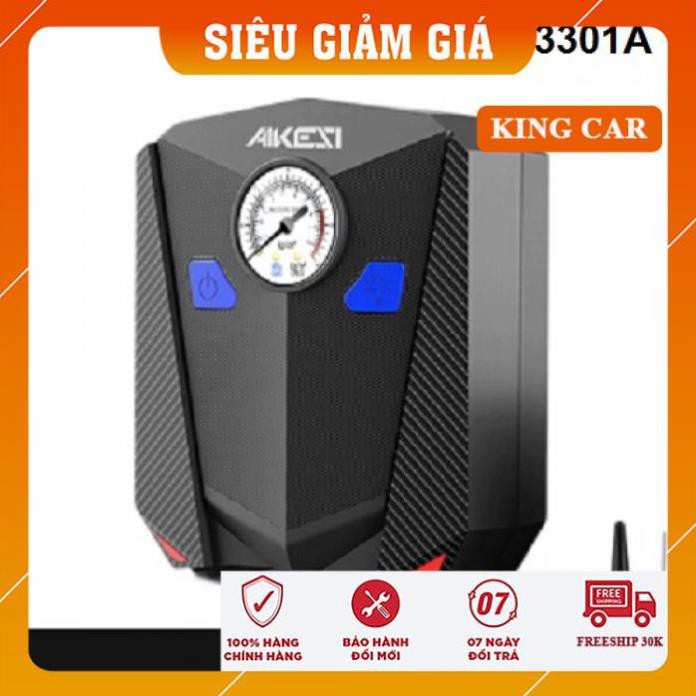 Bơm lốp ô tô, xe máy Aikesi bơm điện tử tự ngắt - kèm hộp dụng cụ lốp - Shop KingCar