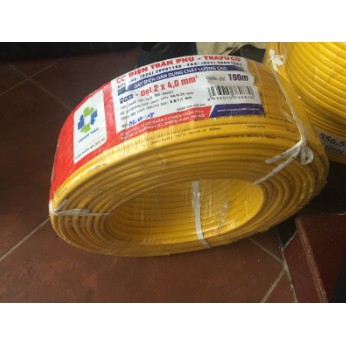 Cuộn 100m Dây điện đôi, dây đơn Trần Phú chính hãng chất lượng cao
