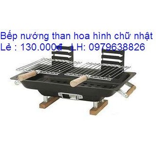 Bếp nướng than hoa khung thép