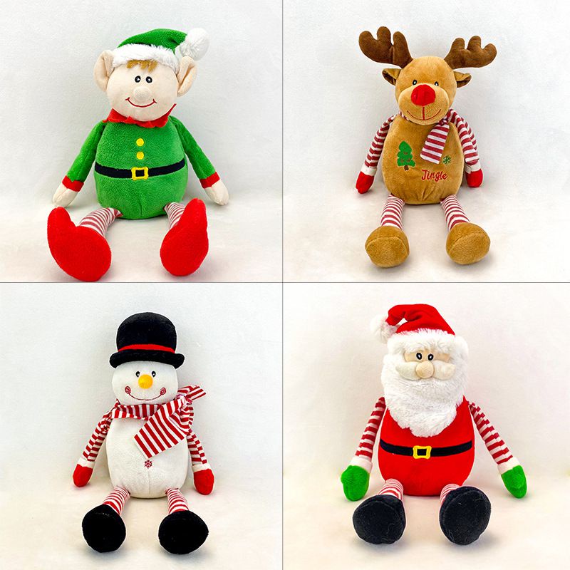 Đồ Chơi Nhồi Bông Hình Ông Già Noel Tuần Lộc Người Tuyết Tuần