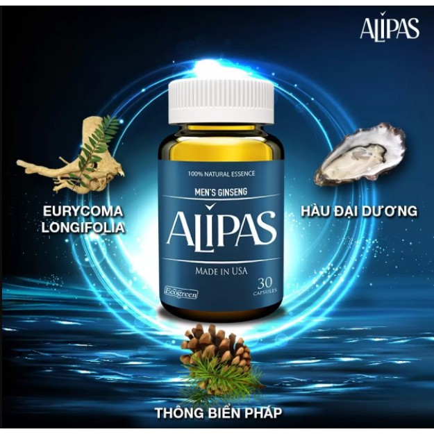 Sâm Alipas - Men’s Ginseng Alipas - Tăng cường sinh lực phái mạnh - BN032