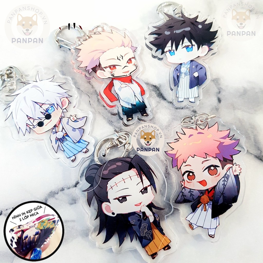 Móc khóa Anime DELUXE Jujutsu Kaisen Kimono Năm Mới (6cm)