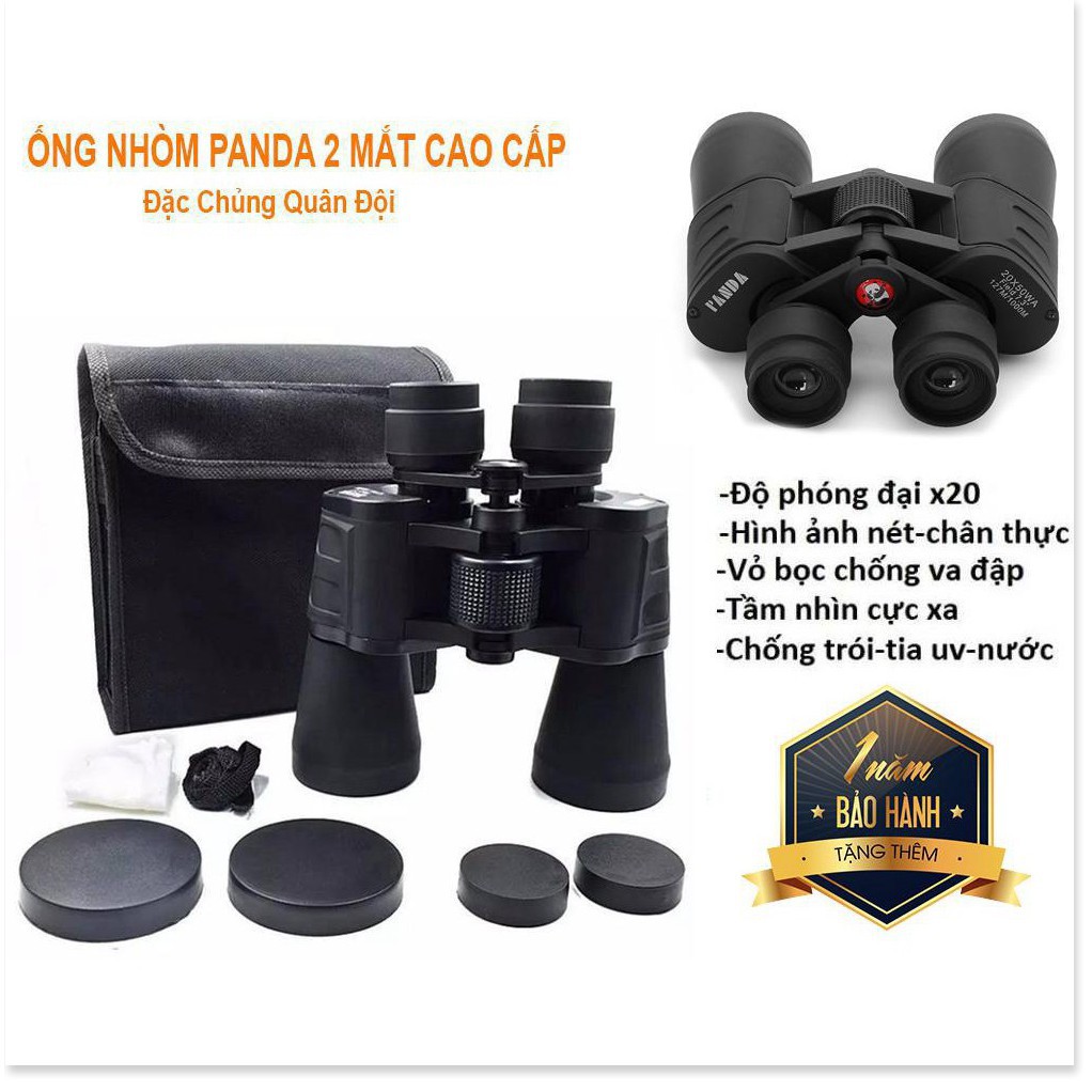 HÀNG CAO CẤP -  ⚡ Xả kho sập sàn⚡ ống ngắm ⚡ Ống nhòm PANDA (Binnocular) 2 mắt du lịch ngắm cảnh ⚡ Freeship ⚡bảo hành uy