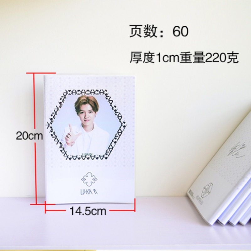 1 sổ ghi chú hai mặt 20x14.5cm kích thước A5 in hình nhóm nhạc KPOP X1 I PROMISE YOU