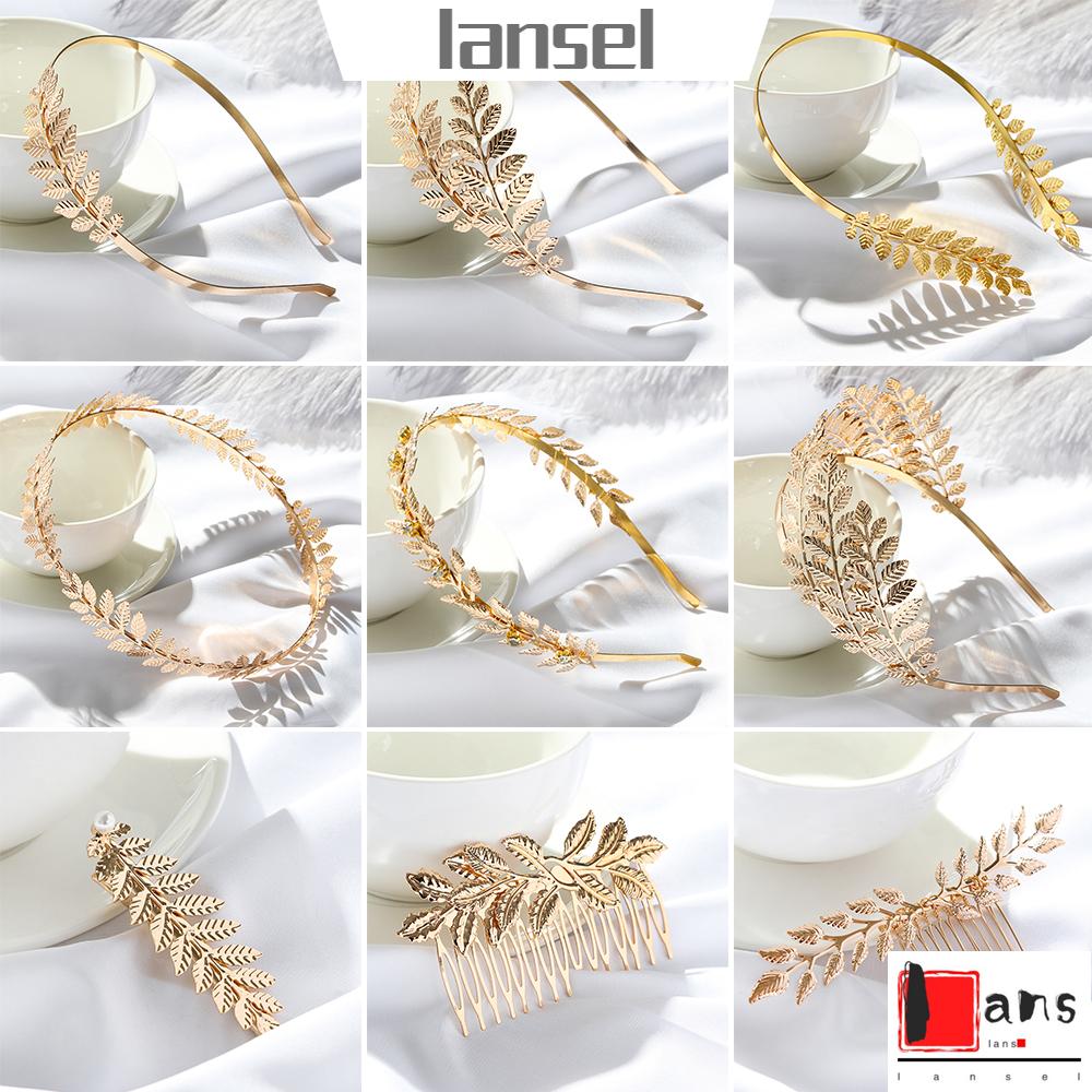 Vương Miện Đính Lá Cổ Điển Cho Cô Dâu|Băng Đô