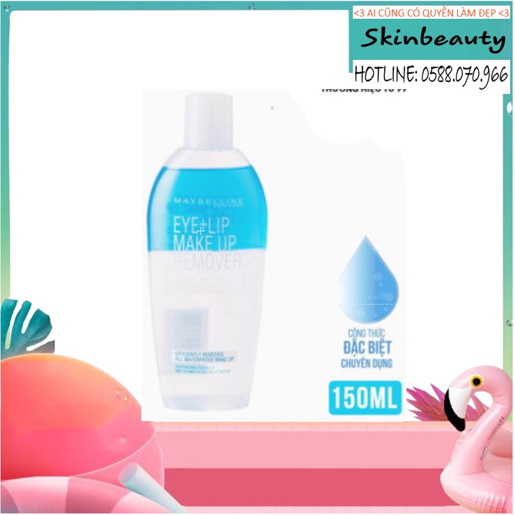 Nước Tẩy Trang Mắt Môi Maybelline New YorkChuyên Dụng 2 lớp  Eye & Lip Makeup Remover 40 ml150ml Hàng Chính Hãng