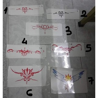 Hình xăm đen đỏ