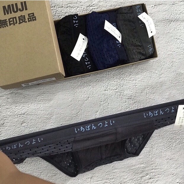 Quần Sịp Nam Thông Hơi Kháng Khuẩn Thoáng Khí Xuất Nhật, Quần Lót Nam Tam Giác chéo Nhật Lưới co dãn nhiều - UStyles