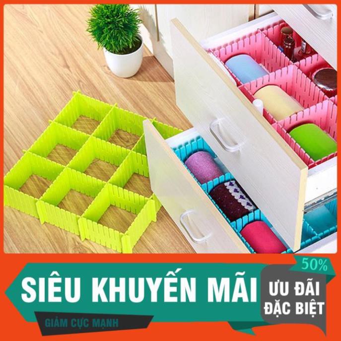 Set 4 thanh chia ngăn tủ loại dài 37cm Combo 4 thanh nhựa chia ngăn đựng tất vớ đồ lót đa năng tiện dụng