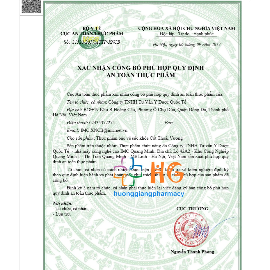 Cốt Thoái Vương - Hỗ trợ điều trị thoái hóa cột sống, thoát vị đĩa đệm ( Hộp 30 Viên )