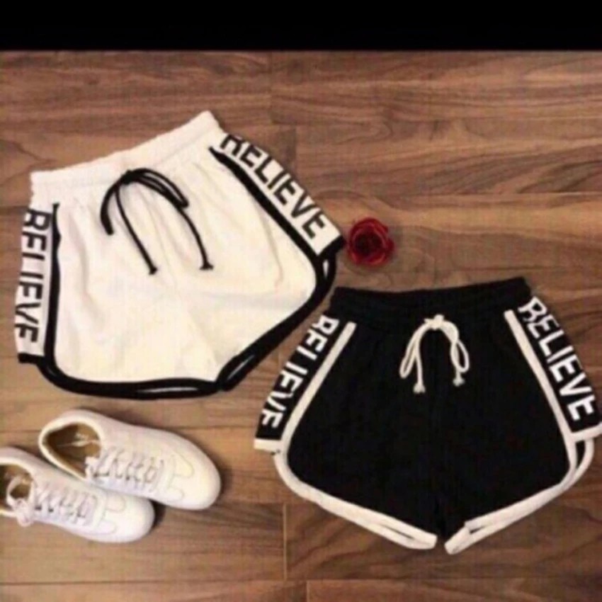 Quần short VIỀN CHỮ thể thao