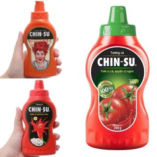 Tương ớt, tương cà Chinsu 250g dùng chấm chả chiên, gà chiên, đồ nướng