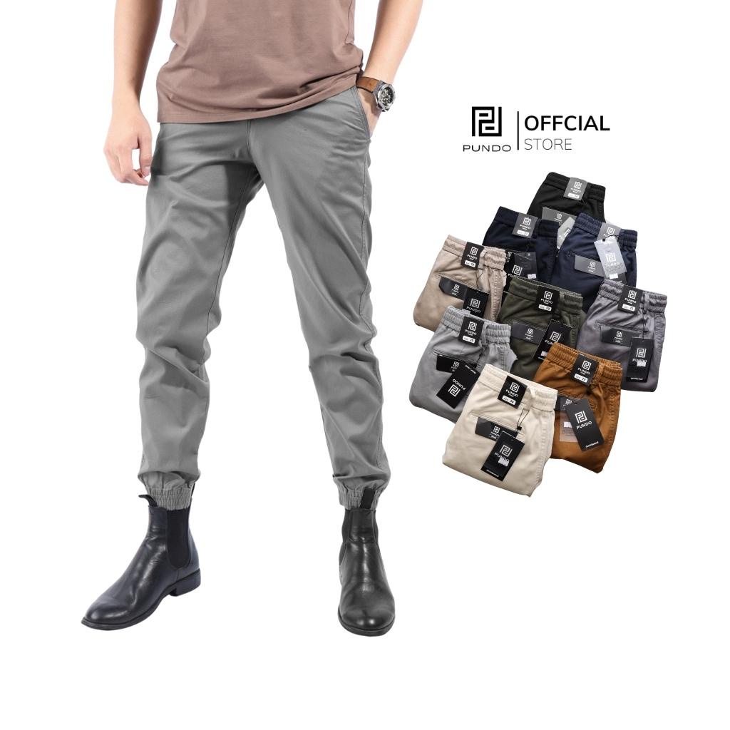 Quần jogger nam PUNDO chất kaki mềm mịn, màu basic dễ phối ,phong cách trẻ trung năng động QDPD02 - Hàng mới về