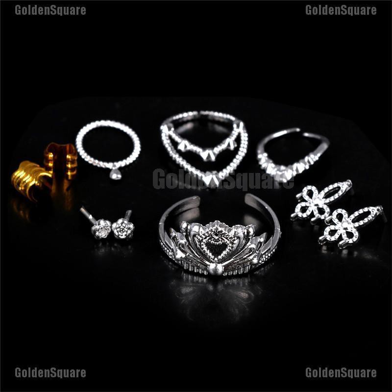 Bộ 10 Vương Miện Nhựa Màu Bạc Trang Trí Búp Bê Kích Thước 11 &quot;