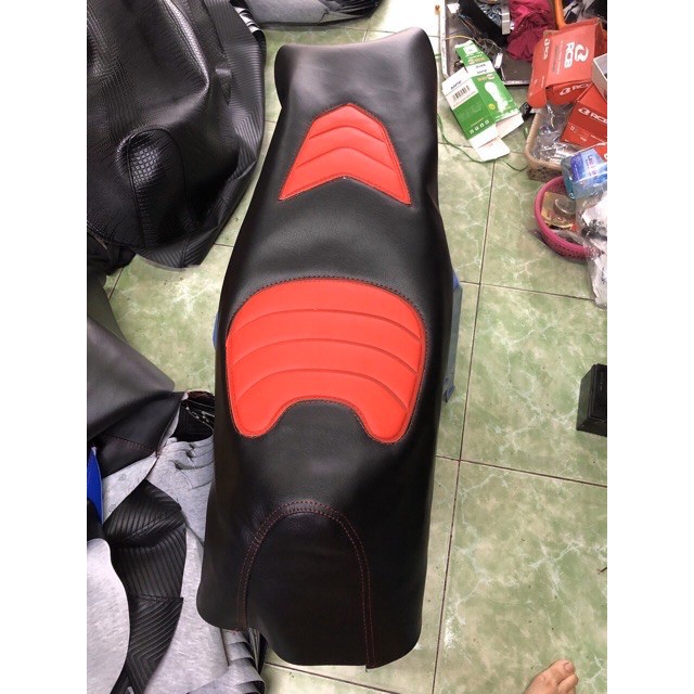 Vỏ Yên Độ Thêu Cao Cấp Dáng Yên Solo 2 Tầng - Lắp cho wave, Ex,...