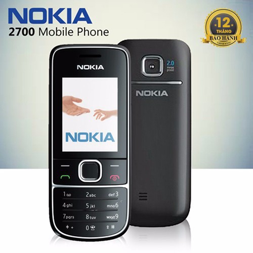 ĐIỆN THOẠI NOKIA 2700 CHÍNH HÃNG GIÁ SIÊU RẺ BẢO HÀNH 12 THÁNG