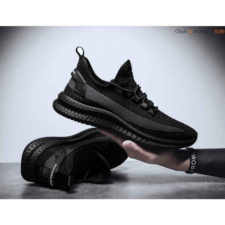 Giày nam FULL đen thể thao ảnh thật cực chất | BigBuy360 - bigbuy360.vn