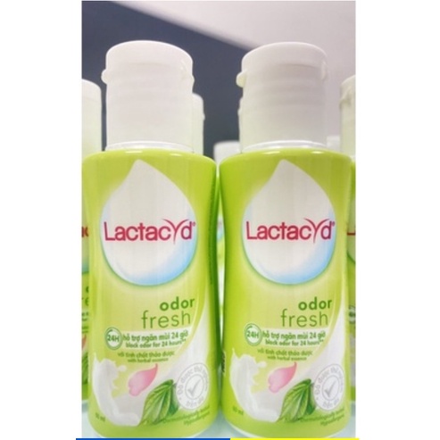 Dung Dịch Vệ Sinh Phụ Nữ Lactacyd Odor Fresh Trầu Không Chai 60ml