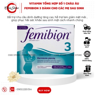 [CHÍNH HÃNG] Vitamin tổng hợp Femibion số 3 dành cho các mẹ sau sinh