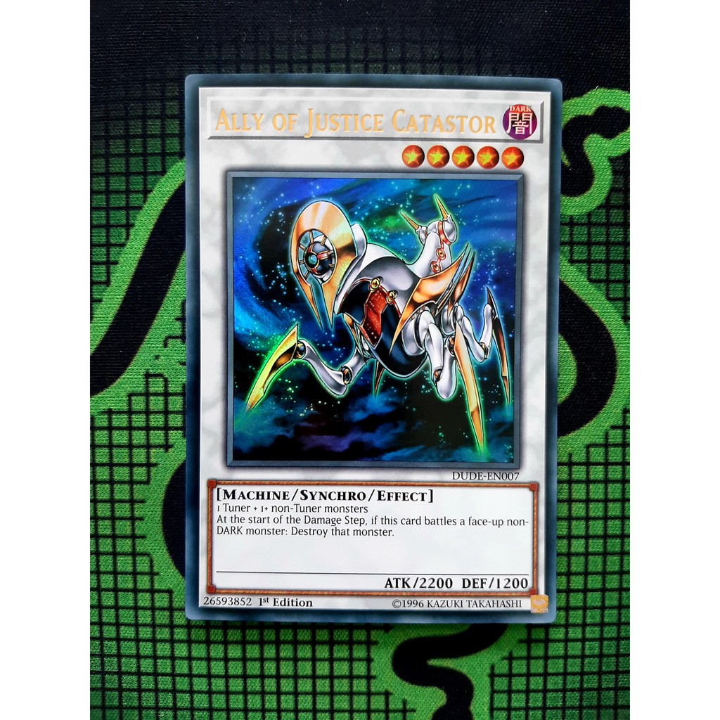 Thẻ Bài Yugioh Monster Ally of Justice Catastor - DUDE-EN007 - Ultra