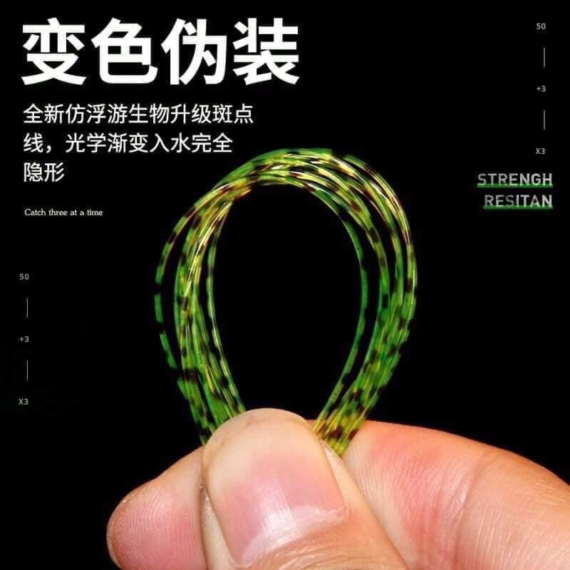 Dây Cước Câu Cá Tàng Hình D- FIsh 500m Nhật- Cước Siêu Bền, Siêu Xịn