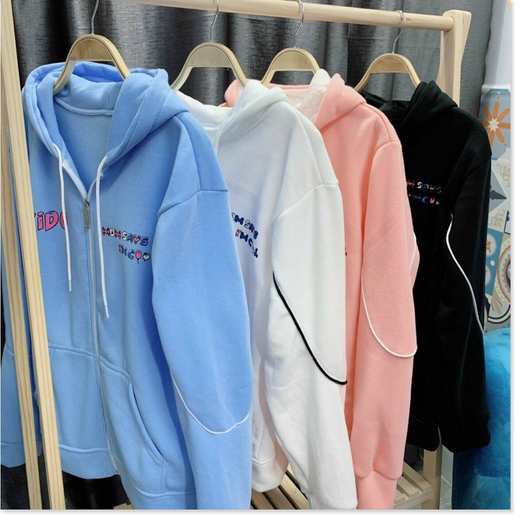 Áo nỉ dây kéo cực đẹp dành cho các bạn nữ KOKO MI STORE