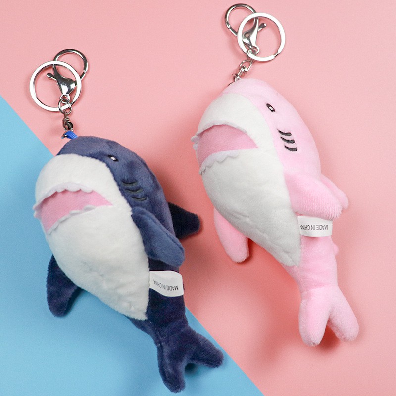 Móc khoá, móc bồng cài balo hình cá mập baby shark