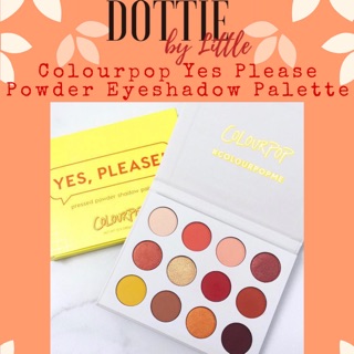 [BILL US] Bảng mắt Colourpop Yes Please
