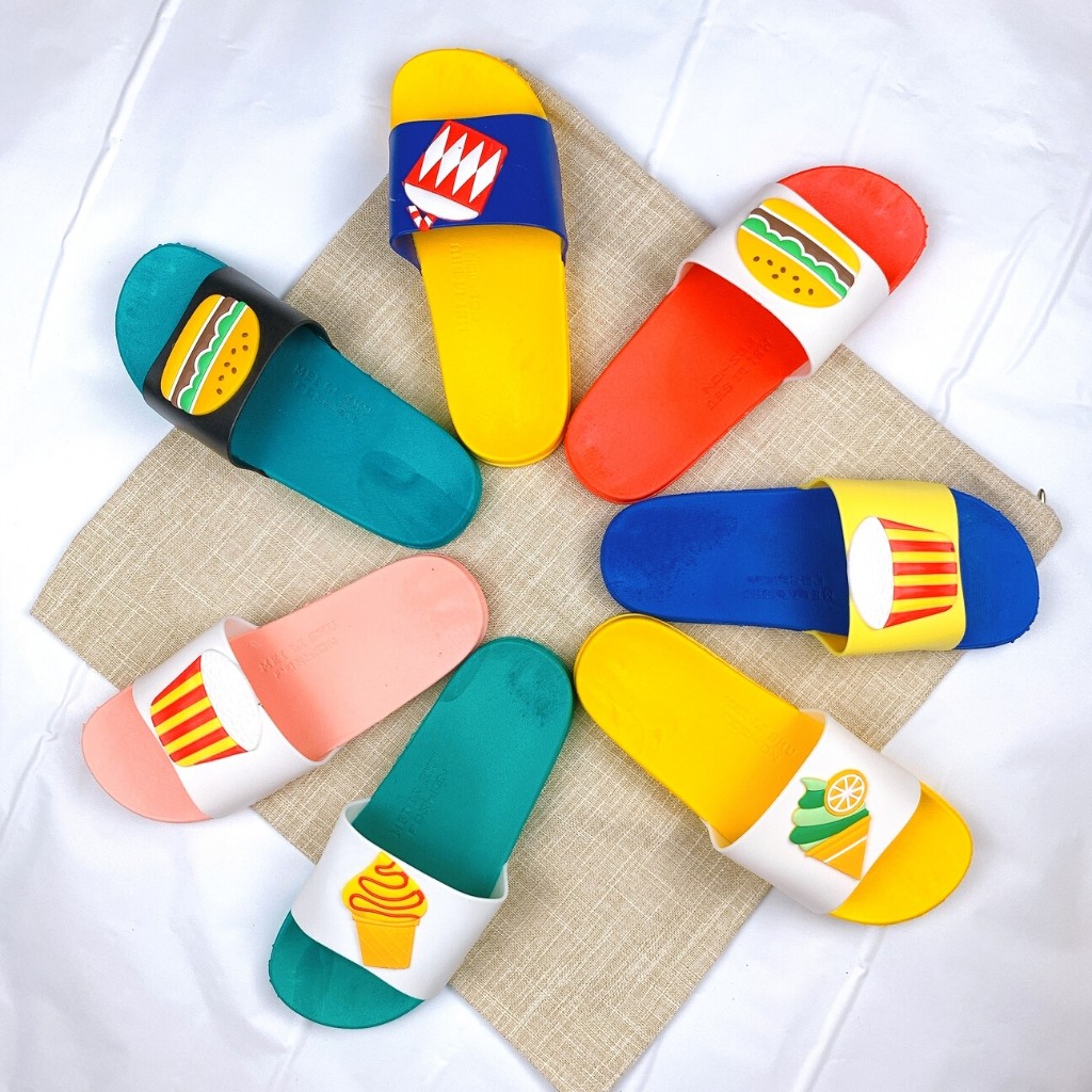 Dép quai ngang Hamburger, dép quai ngang đi biển Cực đẹp | BigBuy360 - bigbuy360.vn