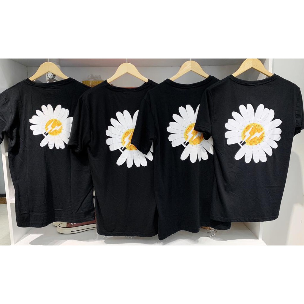 ÁO THUN TEE UNISEX NAM NỮ FORM RỘNG TAY LỠ T-SHIRT CỔ TRÒN CẶP NHÓM PEACEMINUSONE G DRAGON HOA CÚC 18