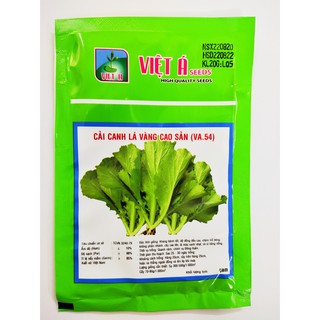 Hạt giống rau cải canh lá vàng cao sản (VA.54) (hàng chuẩn loại 1)