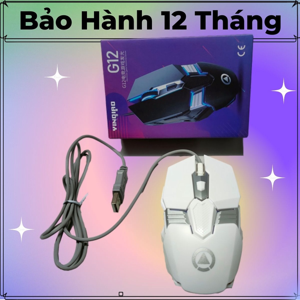 Chuột Có Dây Gaming, Thiết Kế Led 7 Màu Cùng 4 Mức DPI Điều Chỉnh Siêu Nhạy Phù Hợp Chơi Game, Làm Việc … CM2