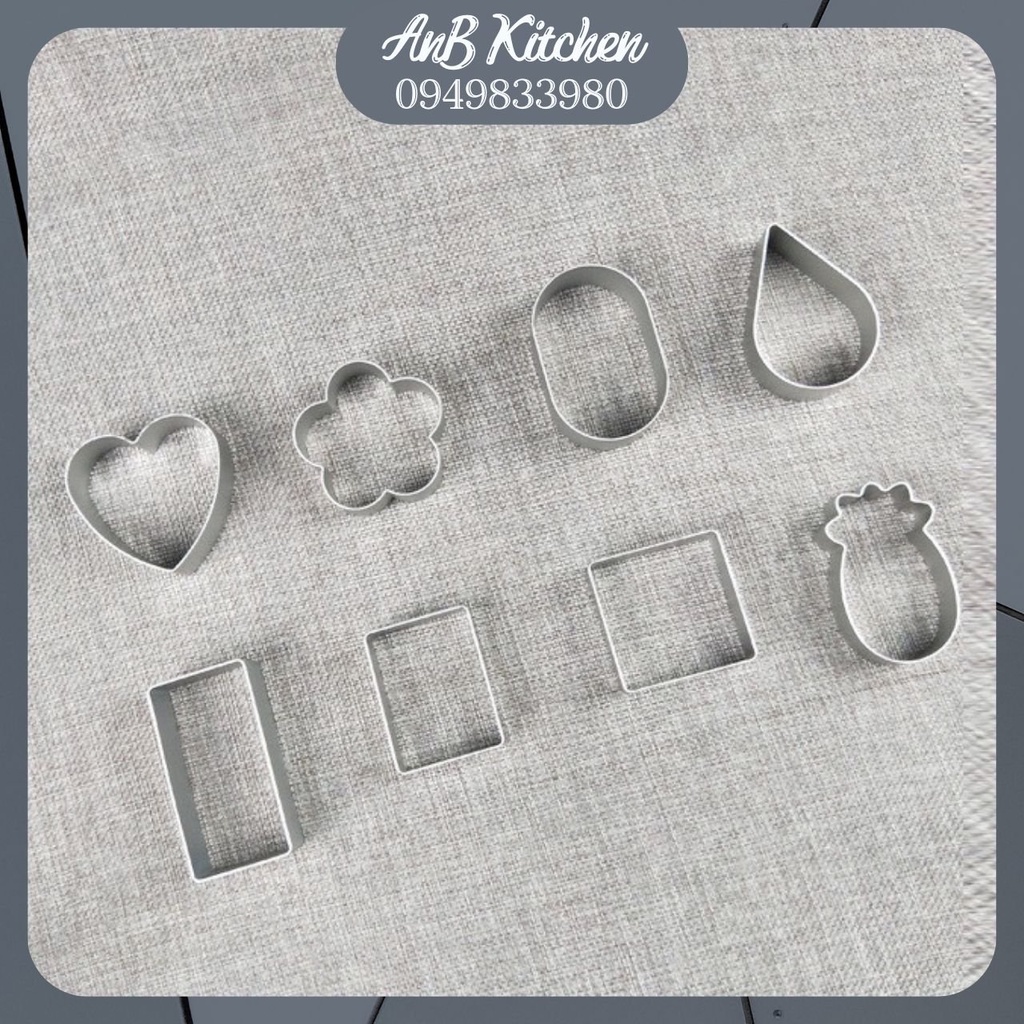 Cookie Cutter / Khuôn Nhấn Bánh Quy, Bánh Dứa Nhiều Hình