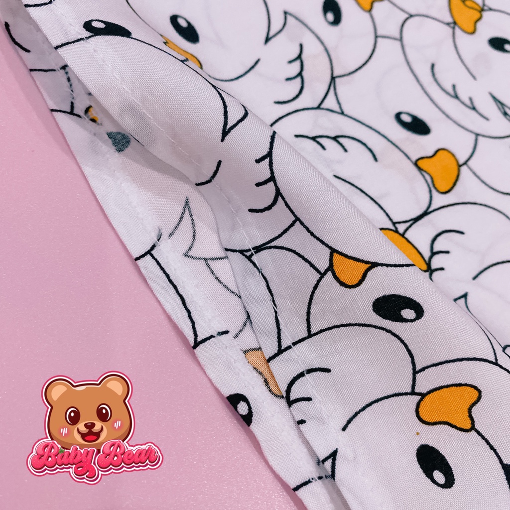 Bộ tole dài tay bé gái, bộ lanh bé gái phối bèo babydoll 7-48kg Baby Bear