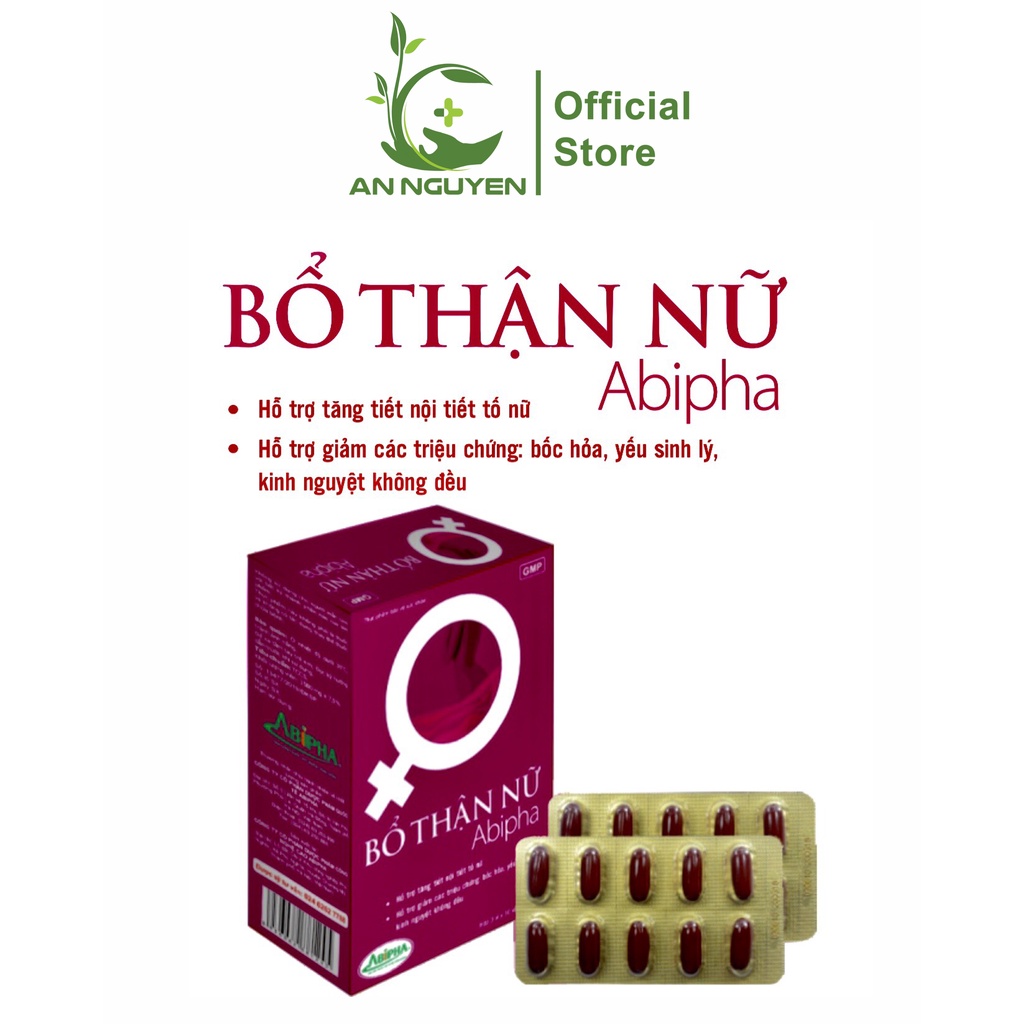Bổ Thận Nữ Abipha hỗ trợ sức khoẻ nữ giới