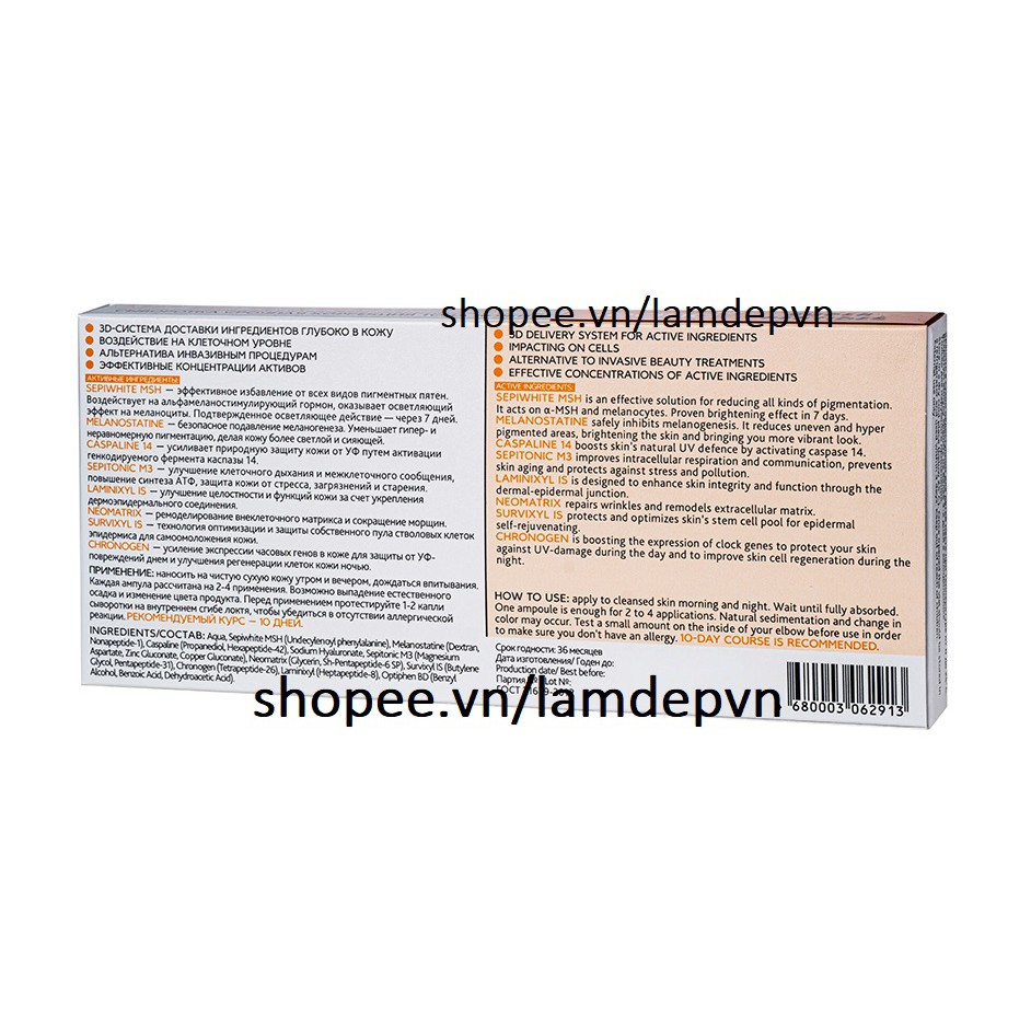 Serum Tean ASA Vàng Loại Bỏ Nám, Thâm Sạm Sau Mụn