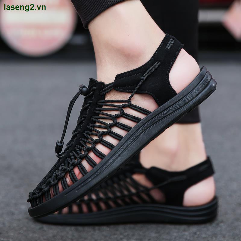 Xăng đan da đế mềm thời trang mùa hè 2019 cho nam