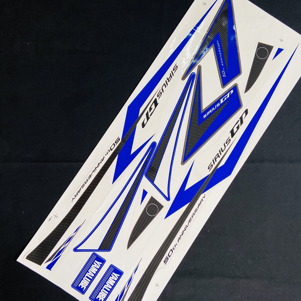 [CỰC RẺ]  BỘ TEM 3 LỚP MẪU ZIN CAO CẤP CHO SIRIUS 110 PHIÊN BẢN KỶ NIỆM KHÔNG FI SIÊU BỀN