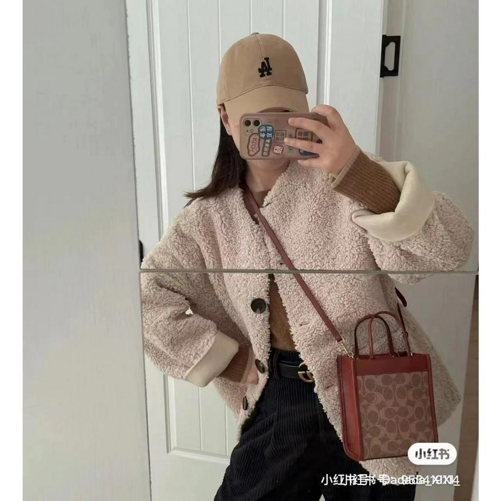 Túi tote nữ coach xách tay kèm dây đeo chéo fullbox