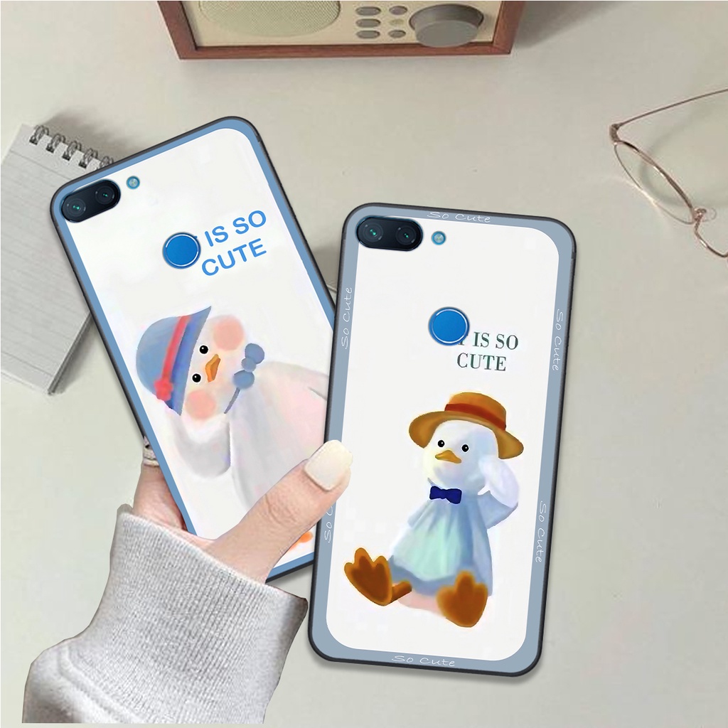 Ốp Xiaomi mi 8 lite bộ hình cute dễ thương gấu thỏ xinh xắn vẽ tay lạ mắt