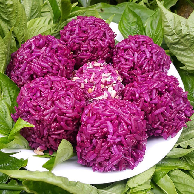 Bột lá cẩm tím nguyên chất - Tạo màu tím từ tự nhiên cho thực phẩm (Gói 50g)