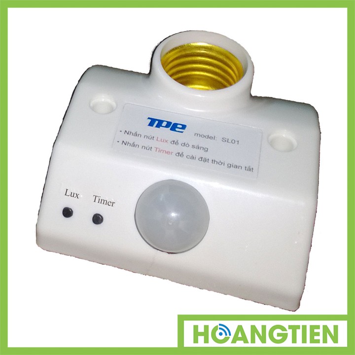 Đui đèn cảm ứng chuyển động thân nhiệt TPE SL01