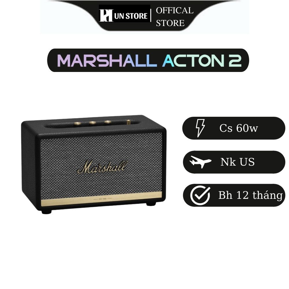 Loa Bluetooth Không Dây Marshall Acton II US chính hãng