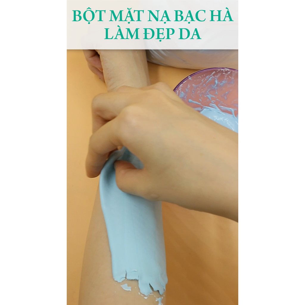 BỘT MẶT NẠ DẺO BẠC HÀ