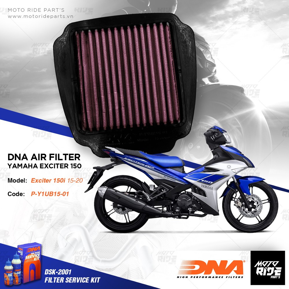 DNA P-Y1UB15-01 LỌC GIÓ YAMAHA EXCITER 150i