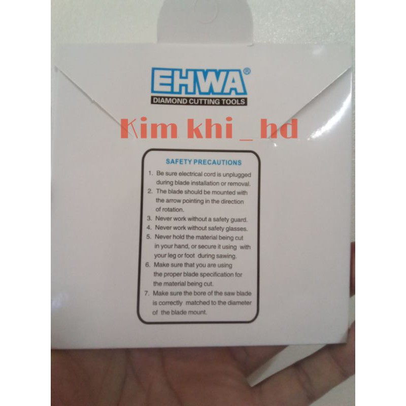 10 lưỡi cắt đa năng Ehwa Korea cắt được gạch men bóng kính 80x80