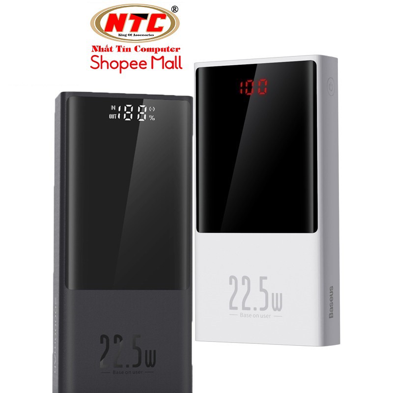 Pin sạc dự phòng Baseus PPMI02 super mini 10000mAh 22.5W - tích hợp PD/QC3.0/2.0 - Hãng phân phối