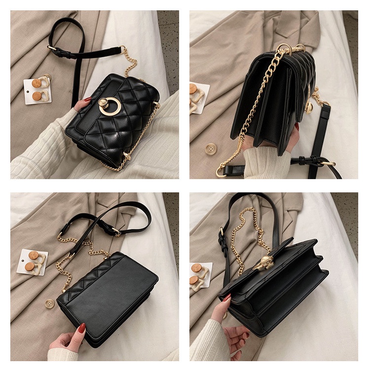 Túi xách nữ thời trang Quảng Châu đeo chéo đeo vai trần trám Bag Ami