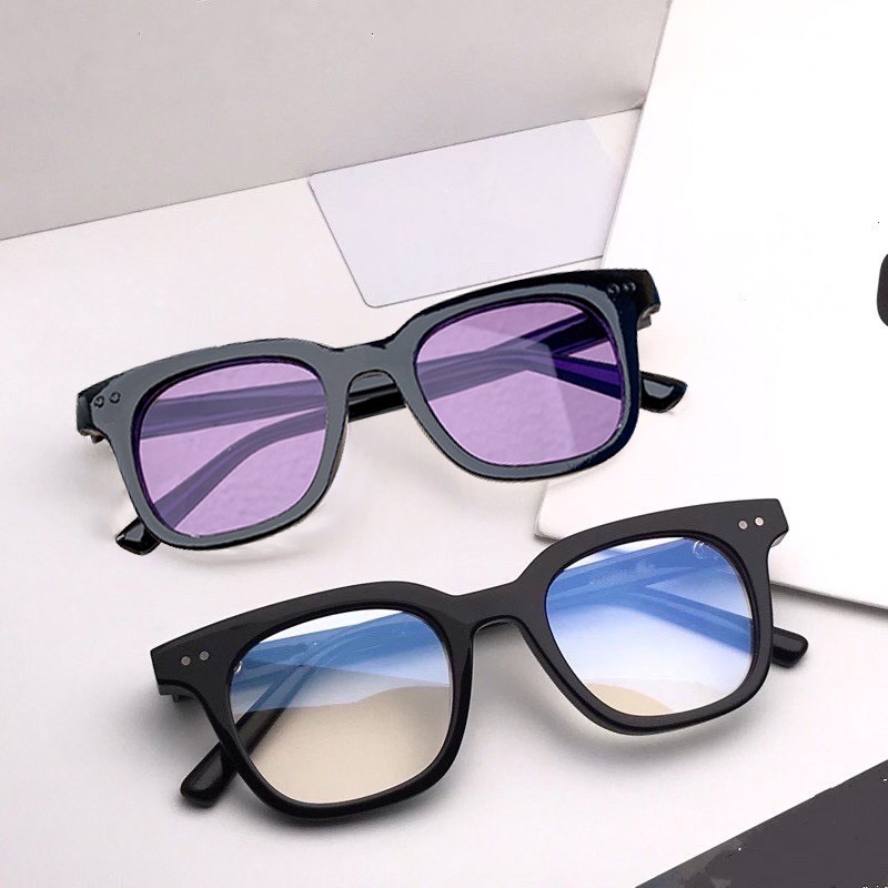 【Mắt kính】Kính Mát Thời Trang Hàn Quốc Hình Chữ V Nhiều Màu Sắc 2022