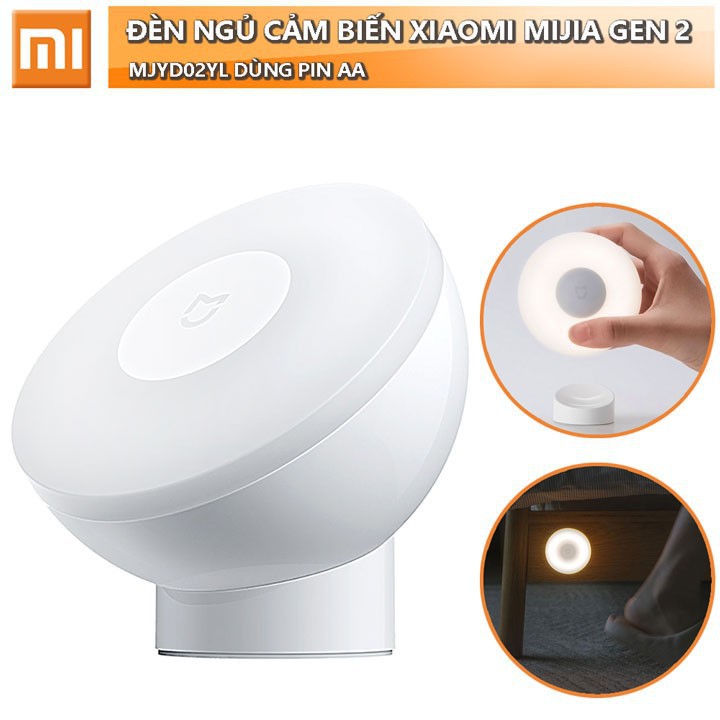 Đèn ngủ cảm biến Mijia gen 2 MJYD02YL dùng pin AA  -ChuyênMI